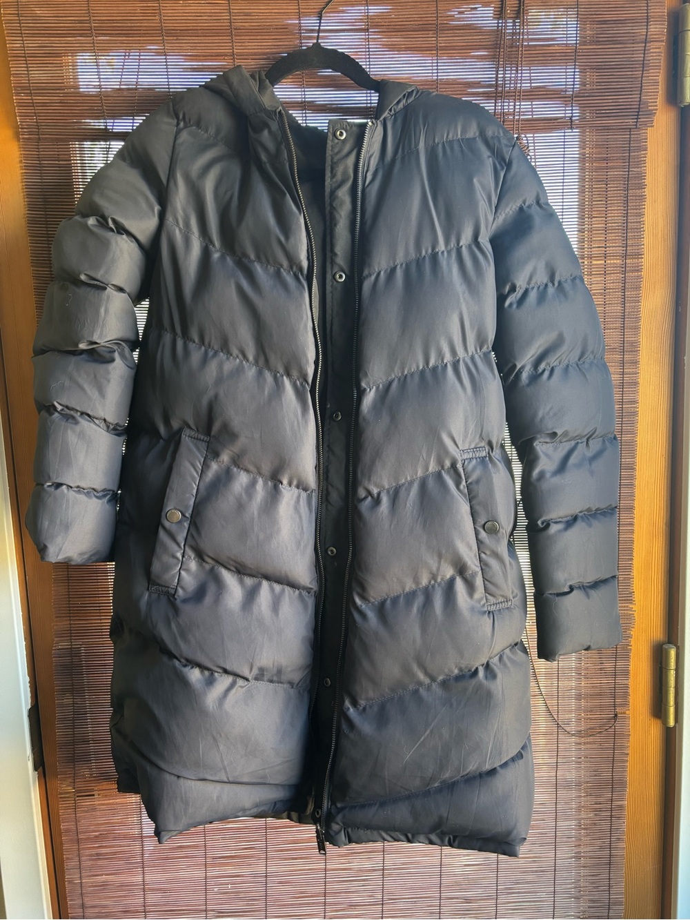 Reversible Puffer Parka with Hood